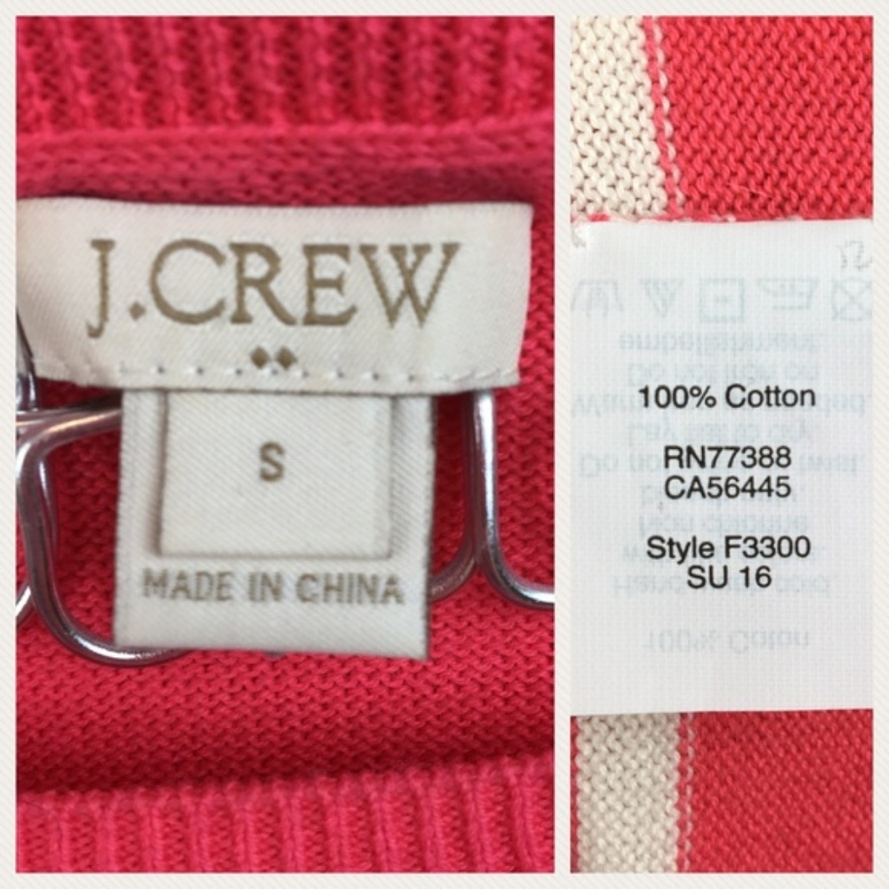 J. CREW FACTORY embellished breton striped sweater - Picture 6 of 6